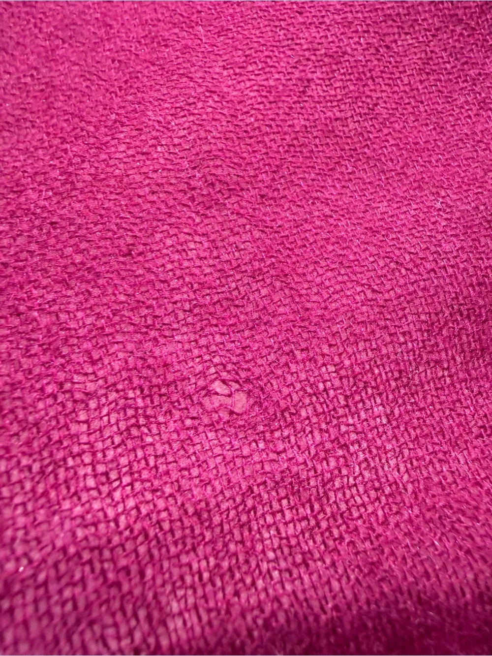 Saks Fifth Avenue BLACK Cashmere Wrap Lightweight Scarf Open Weave Fuchsia